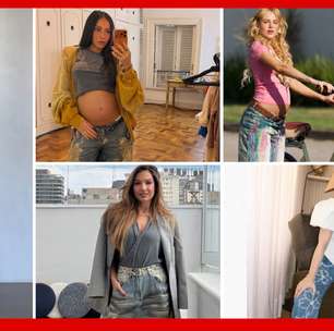 Calça jeans diferentona vira protagonista de looks de famosas