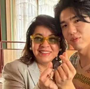 Roberta Miranda se encontra com astro do K-Pop e reforça seu amor ao gênero