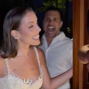 'Anjo que salvou a minha vida': Fabiana Justus não contém emoção ao encontrar pela 1ª vez doador de medula em festa de renovação de votos de casamento. Se prepare para chorar!
