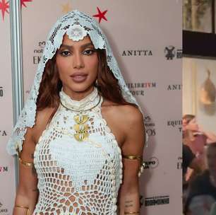 Beijo apaixonado e mãos dadas: Anitta tenta se esconder, mas flagra no Rio entrega novo affair com ator bonitão já apontado como romance de Bruna Marquezine