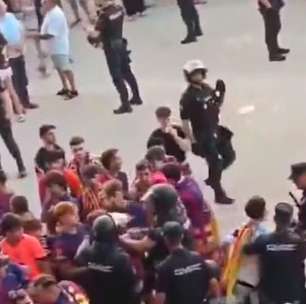 Barcelona denuncia abuso policial contra torcedor catalão