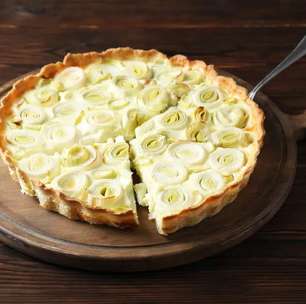 Esta quiche de alho-poró é a receita fácil e saudável que faltava para o seu lanche da tarde