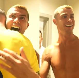 Cristiano Ronaldo comemora vitória do Al-Nassr de virada
