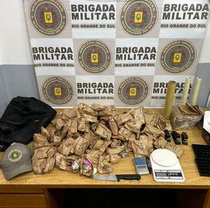 Polícia apreende mais de 1,9 quilo de maconha durante ação do 15º BPM em Canoas