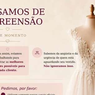 Loja de vestidos de noivas acusada de não entregar as peças diz ter sofrido ataques: 'Recebemos ameaça' e 'Invasão'