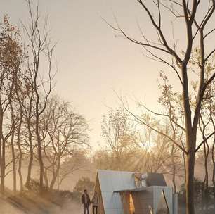Microcasa portátil transforma qualquer lugar em lar