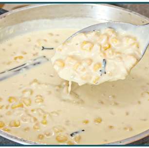 Mungunzá de milho amarelo fácil, saboroso e bem cremoso, feito de forma tradicional