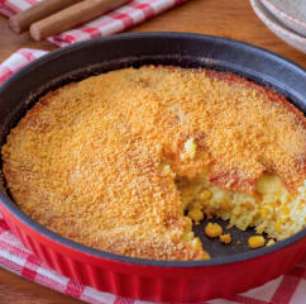 Torta ou suflê? De milho, com queijo, no liquidificador
