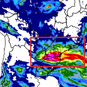 Alerta extremo para tempestade: Sul do Brasil entra em área de grande perigo