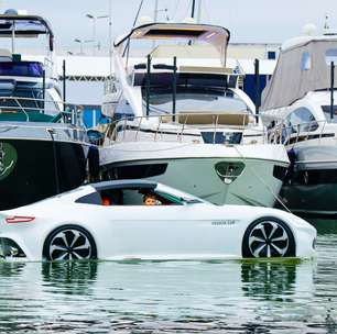 Barco-carro com design esportivo da Seacar Company é atração na São Paulo Boat Show 2026