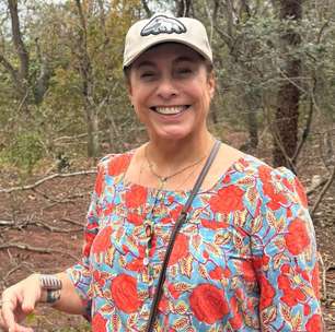 Cissa Guimarães visita pontos turísticos de Mato Grosso do Sul ao lado do marido
