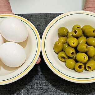 Molho para lanche feito com ovos e azeitonas super cremoso, que será um sucesso em sua casa