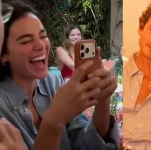 Bruna Marquezine e Shawn Mendes aparecem juntos em aniversário de irmã no Rio