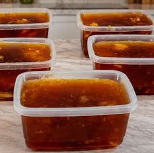 Sabão em pasta caseiro feito com apenas um litro de óleo, que rende muito e vai deixar a sua louça brilhando como nova