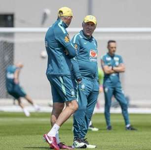Ancelotti comanda primeiro treino com Seleção completa