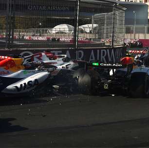 F1: Lawson questiona Lindblad após toque na relargada em Baku: "Simplesmente não entendo"