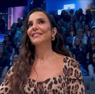 Famoso se joga para Ivete Sangalo ao vivo no 'Domingão': 'Uma deusa'