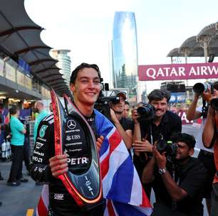 F1: Mercedes brinca e posta meme sobre briga entre Russell e Verstappen em Baku