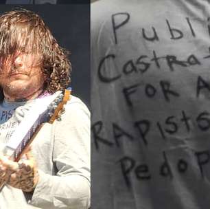 Frank Iero (My Chemical Romance) defende castração de pedófilos em camiseta