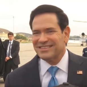 Rubio sorri e diz que 'todos esperavam' 2º turno no Brasil ao comentar eleição