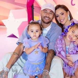 Vestido repetido de Bruna Biancardi e cunhada, Neymar Jr. de sapato rosa: veja looks da festa de 3 anos de Mavie
