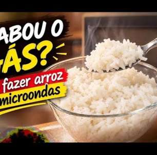 Arroz de microondas super prático e soltinho, um acompanhamento perfeito para os seus dias mais corridos