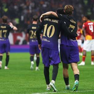 Com show de Yamal no segundo tempo, Barcelona goleia Galatasaray fora de casa pela Liga dos Campeões