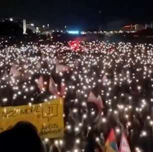 Manifestantes realizam atos em apoio a Lula em Brasília, Florianópolis e São Paulo
