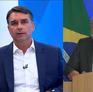 Flávio Bolsonaro cita Lula mais de 20 vezes durante os 40 minutos de sabatina na TV Globo