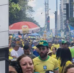 Drones e atiradores são vistos em esquema de segurança de ato de Flávio Bolsonaro na Paulista