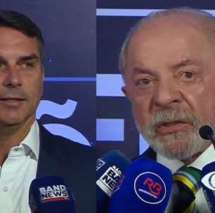 Lula pede 'aula de civilidade', e Flávio fala em 'esfregar verdades' ao chegarem a debate da Band