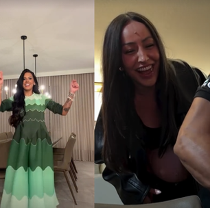 Ana Castela experimenta carne com ouro nos EUA e surpreende ao aparecer com Sabrina Sato