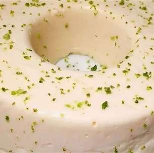 Pudim de limão de 10 minutos super refrescante feito no liquidificador, uma gostosura gelada