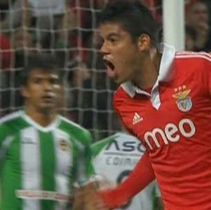 Líder Benfica faz um a zero sobre o Rio Ave; confira