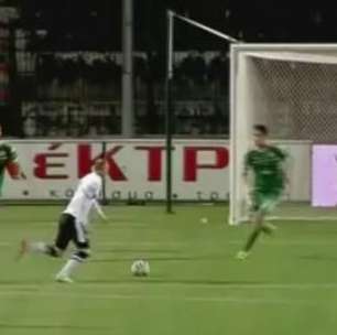 Veja o gol de PAOK 1 x 0 Panathinaikos pelo playoff do Grego