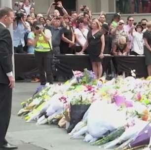 Australianos homenageiam vítimas de sequestro em café