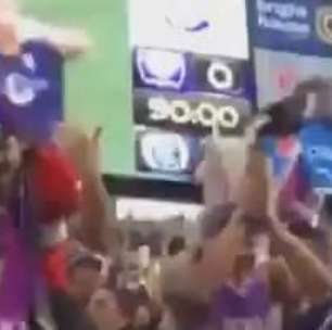 Kaká celebra gol em estreia no futebol dos Estados Unidos