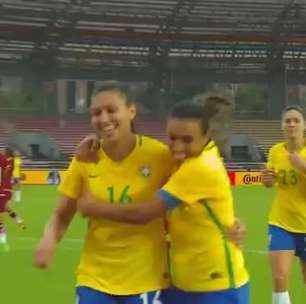 Seleção feminina bate México por 3 a 0 na Copa CFA