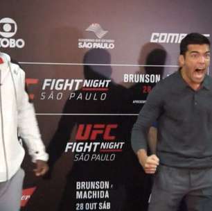 Lutadores fazem encaradas pré-luta no UFC São Paulo