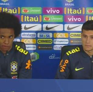 Willian e Coutinho comentam sobre ansiedade com a Copa