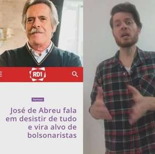 Zé de Abreu fala em virar monge e vira alvo de bolsonaristas