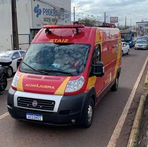 Motorista ferida em acidente na Avenida Carlos Gomes