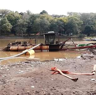 60% do serviço de desassoreamento do Lago de Cascavel é concluído