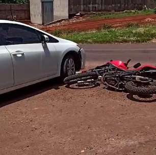 Motociclista fica ferido em acidente na PR 317 próximo ao Jardim Pancera em Toledo