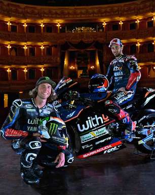 RNF Yamaha apresenta primeira moto para disputa da MotoGP com pintura azul e preta