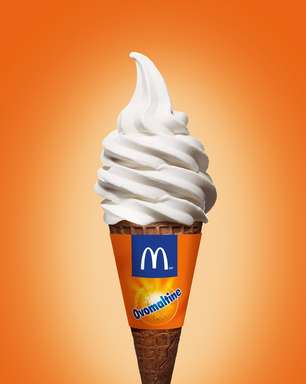 McDonald's lança sorvete com casquinha feita de Ovomaltine