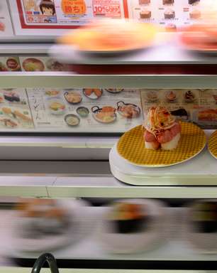 Nos rodízios 'kaiten', o tradicional sushi se rende à tecnologia