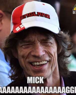 Mick Jagger domina memes após eliminação da Inglaterra