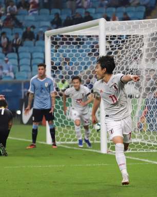 Japão surpreende, mas Uruguai busca empate em Porto Alegre