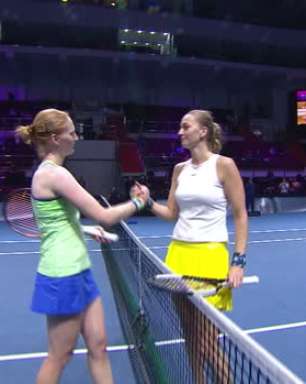 TÊNIS: WTA São Petersburgo: Kvitova derrota Van Uytvanck (7-6, 1-6, 6-2)